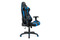 Kancelářská židle Autronic Kancelářská židle, modrá+černá ekokůže, houpací mech., plastový kříž (KA-F03 BLUE) (11)