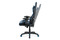 Kancelářská židle Autronic Kancelářská židle, modrá+černá ekokůže, houpací mech., plastový kříž (KA-F03 BLUE) (5)