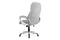 Kancelářská židle Autronic Kancelářská židle, šedá látka, kříž plast stříbrný, houpací mechanismus (KA-G196 SIL2) (1)