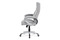 Kancelářská židle Autronic Kancelářská židle, šedá látka, kříž plast stříbrný, houpací mechanismus (KA-G196 SIL2) (3)