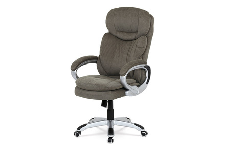 Kancelářská židle Autronic Kancelářská židle, houpací mech., šedá látka, plast. kříž (KA-G198 GREY2)
