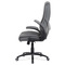 Kancelářská židle Autronic Kancelářská židle, šedá ekokůže, kříž kov černý, houpací mechanismus (KA-G301 GREY) (5)