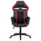 Kancelářská židle Autronic Kancelářská židle, černá ekokůže + červená látka MESH, černý plastový kříž, houpací mechanismus (KA-G406 RED) (1)
