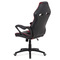 Kancelářská židle Autronic Kancelářská židle, černá ekokůže + červená látka MESH, černý plastový kříž, houpací mechanismus (KA-G406 RED) (2)