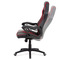 Kancelářská židle Autronic Kancelářská židle, černá ekokůže + červená látka MESH, černý plastový kříž, houpací mechanismus (KA-G406 RED) (7)