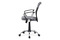 Kancelářská židle Autronic Kancelářská židle, šedá látka, černá MESH, houpací mech, kříž chrom (KA-V202 GREY) (3)