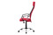 Kancelářská židle Autronic Kancelářská židle, bordó látka, černá MESH, houpací mech, kříž chrom (KA-V206 BOR) (24)