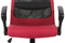 Kancelářská židle Autronic Kancelářská židle, bordó látka, černá MESH, houpací mech, kříž chrom (KA-V206 BOR) (18)