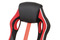 Kancelářská židle Autronic Kancelářská židle, červená-černá-bílá ekokůže+MESH, houpací mech, kříž plast černý (KA-V505 RED) (10)