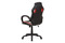 Kancelářská židle Autronic Kancelářská židle, červená-černá-bílá ekokůže+MESH, houpací mech, kříž plast černý (KA-V505 RED) (1)