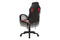 Kancelářská židle Autronic Kancelářská židle, červená-černá-bílá ekokůže+MESH, houpací mech, kříž plast černý (KA-V505 RED) (2)