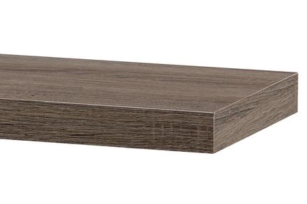 Nástěnná polička Autronic Nástěnná polička 60cm, barva tmavý sonoma dub. Baleno v ochranné fólii. (P-001 SON2) (1)