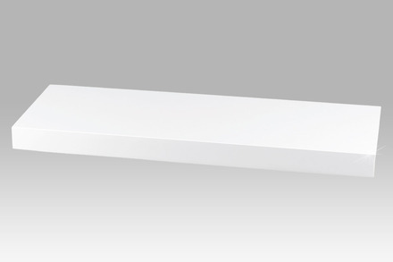 Nástěnná polička Autronic Nástěnná polička 60 cm, barva bílá-vysoký lesk. Baleno v ochranné fólii. (P-001 WT)
