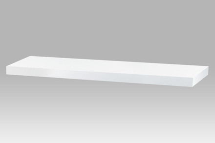 Nástěnná polička Autronic Nástěnná polička 80cm, barva bílá. Baleno v ochranné fólii. (P-005 WT2)