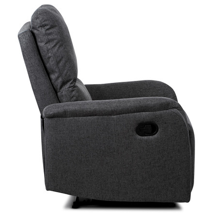 Televizní křeslo Autronic Polohovací TV křeslo, šedá látka, kov černá (TV-5060 GREY2) (11)