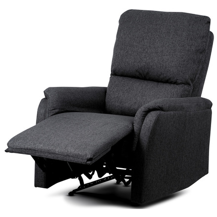 Televizní křeslo Autronic Polohovací TV křeslo, šedá látka, kov černá (TV-5060 GREY2) (1)