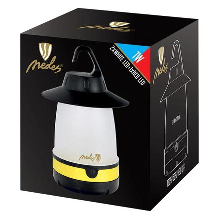 LED kempingová svítilna Nedes FCL01 2x bílá 1W + 1x červená (4)