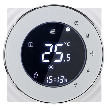 Termostat iQtech SmartLife GBLW-W, WiFi termostat pro podlahové vytápění - bílý