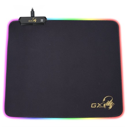 Podložka pod myš Genius GX-Pad 300S RGB, 32 x 27 cm - černá