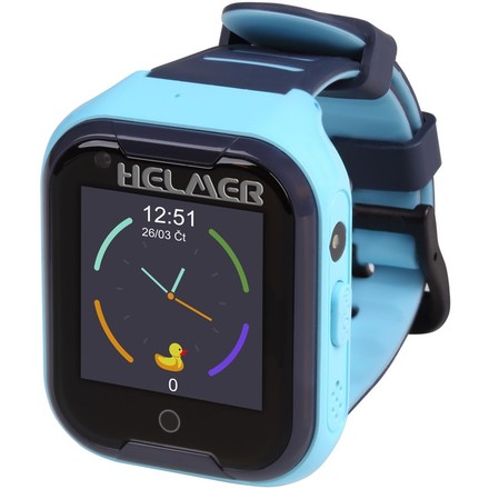 Chytré hodinky Helmer LK709 dětské s GPS lokátorem - modrý