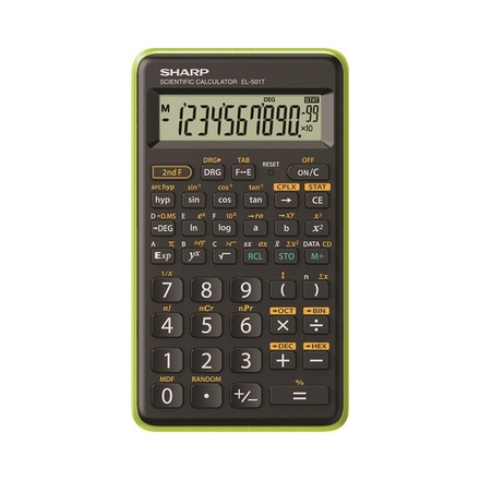 Kalkulačka Sharp EL-501T - zelená