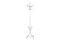 Věšák Autronic Dřevěný stojanový věšák, bílý lak, pololesk v - 186 cm (F-2059 WT) (2)