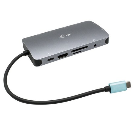 Dokovací stanice i-tec USB-C/ 3x USB 3.1, RJ45, 3, 5mm jack, SD, Micro SD, HDMI, VGA, USB-C PD 100W