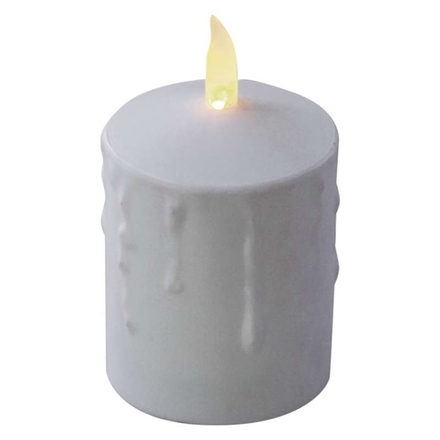 Hřbitovní svíčka Emos ZY2372 LED hřbitovní svíčka, 2× C, červená, senzor  (2)