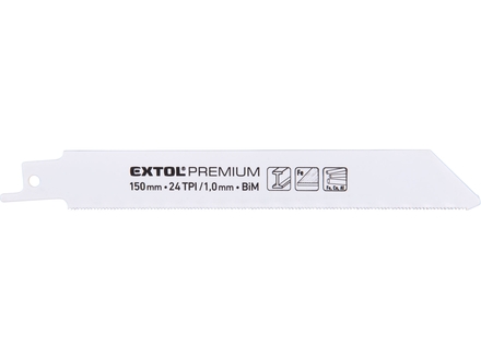 Plátky do pily ocasky Extol Premium 8806204 plátky do pily ocasky 3ks, 150x19x0,9mm, Bi-metal