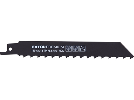 Plátky do pily ocasky Extol Premium 8806104 plátky do pily ocasky 3ks, 150x19x1,2mm, HCS