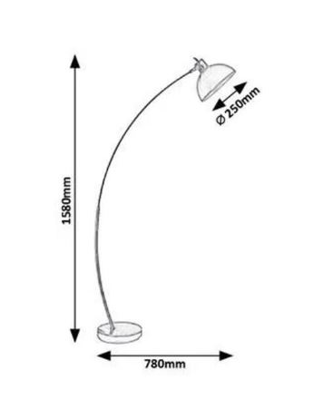 Stojací lampa Rabalux 5594 Otto Stojací lampa 1xE27/40W/230V (1)
