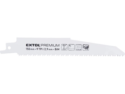 Plátky do pily ocasky Extol Premium 8806203 plátky do pily ocasky 3ks, 150x22x1,6mm, Bi-metal