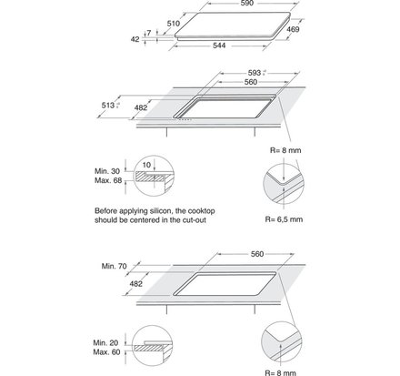 Plynová varná deska Whirlpool GOFL 629/NB (7)
