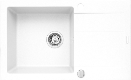 Granitový kuchyňský dřez Pyramis SENAR/SPARTA 78 x 48 PLUS BÍLÁ (70.052.901)