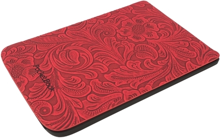 Pouzdro pro čtečku e-knih Pocket Book 616/ 627/ 632 - red flowers (2)