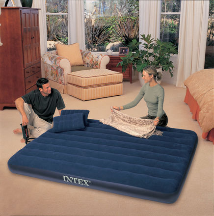 Nafukovací matrace Alltoys CZ Matrace nafukovací s polštářem (1)