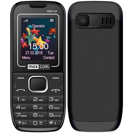 Mobilní telefon MaxCom MM134 - šedý