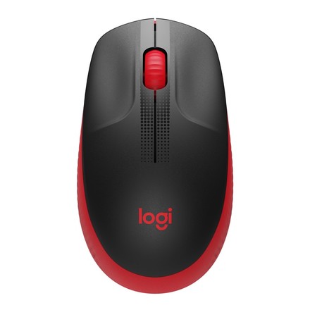 Počítačová myš Logitech M190 / optická/ 3 tlačítka / 1000DPI - červená