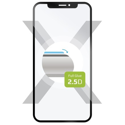 Tvrzené sklo Fixed Full-Cover na Xiaomi Poco X3 - černé