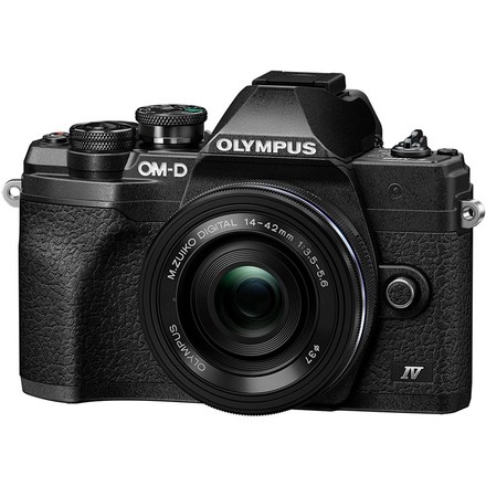 Kompaktní fotoaparát s vyměnitelným objektivem Olympus E-M10 Mark IV 1442 EZ kit black/black
