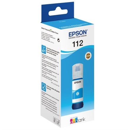 Inkoustová náplň Epson 112, 70 ml originální - modrá
