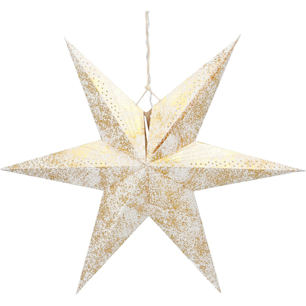 Vánoční osvětlení Retlux RXL 363 hvězda zlatá 10LED WW