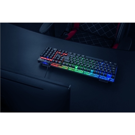 Počítačová klávesnice Trust GXT 835 Azor Illuminated CZ/ SK - černá (10)