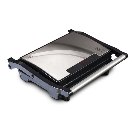 Kontaktní gril Berlingerhaus BH-9139 Kontaktní gril s nepřilnavým povrchem 1500 W Black Silver Collection