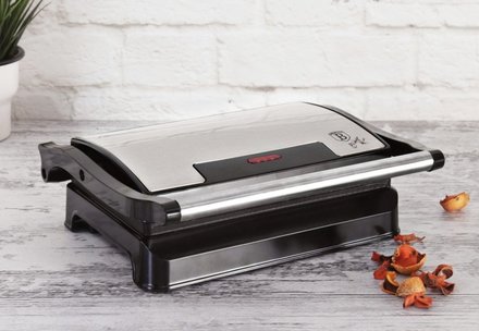 Kontaktní gril Berlingerhaus BH-9139 Kontaktní gril s nepřilnavým povrchem 1500 W Black Silver Collection (2)