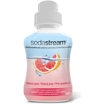Sirup Sodastream Příchuť RŮŽOVÝ GREP 500ml
