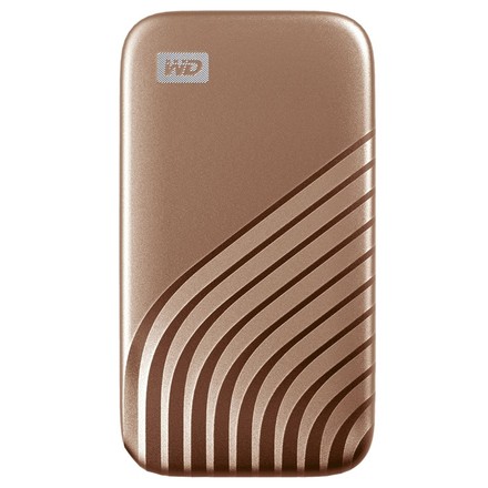 Externí pevný SSD disk 2,5&quot; Western Digital My Passport SSD 500GB - zlatý