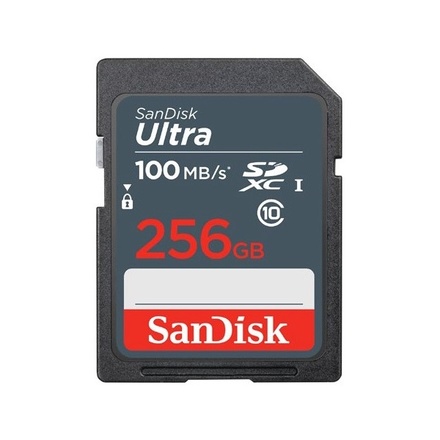 Paměťová karta Sandisk SDXC Ultra 256GB UHS-I U1 (100R/ 20W)