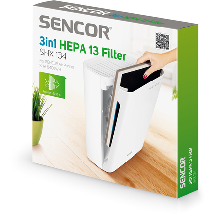 HEPA filtr do čističky vzduchu Sencor SHX 134 HEPA 13 filtr SHA 8400WH