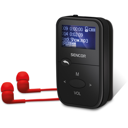 MP3 přehrávač Sencor SFP 4408 BK 8GB